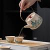 Qianli Jiangshan merchandise travel tea set ceramic Kuaike cup enterprise opening customer souvenir business employee gifts