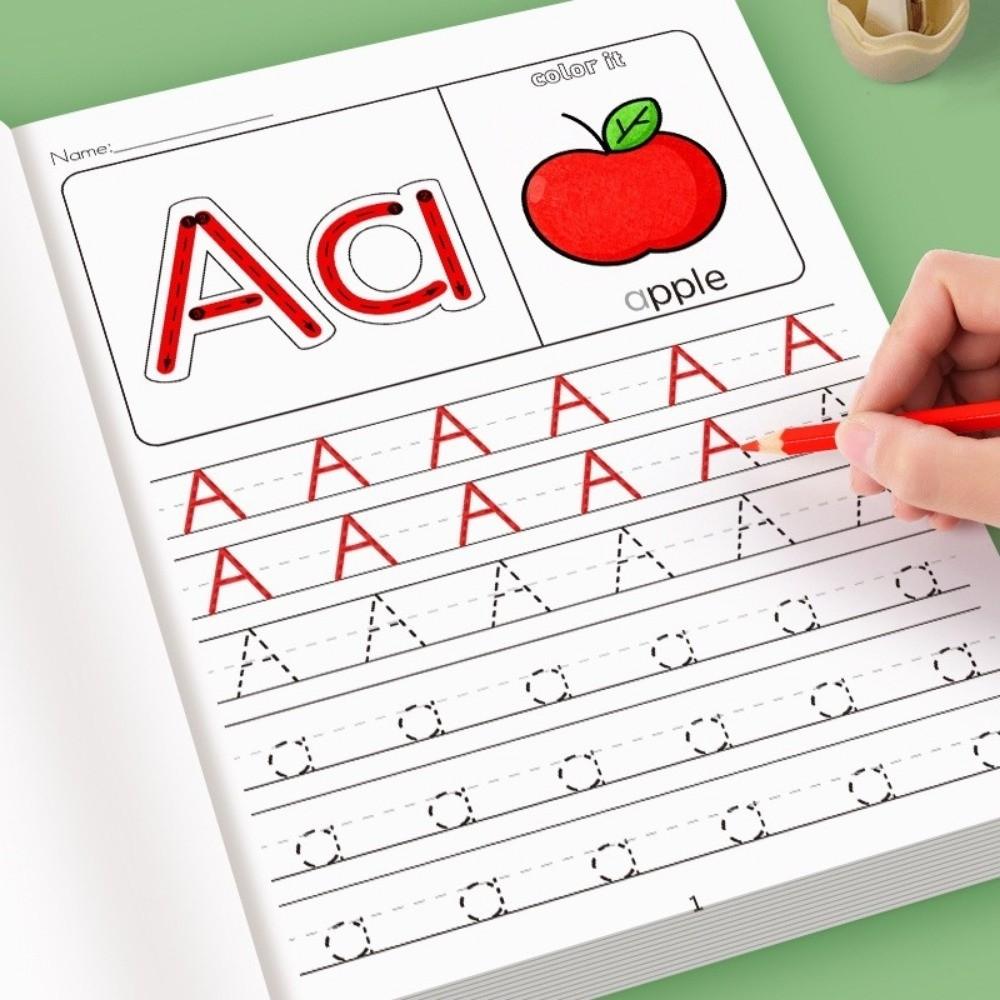 Children English Coloring Book 26 Alphabet Practicing Graffiti Book  Pen Control Training