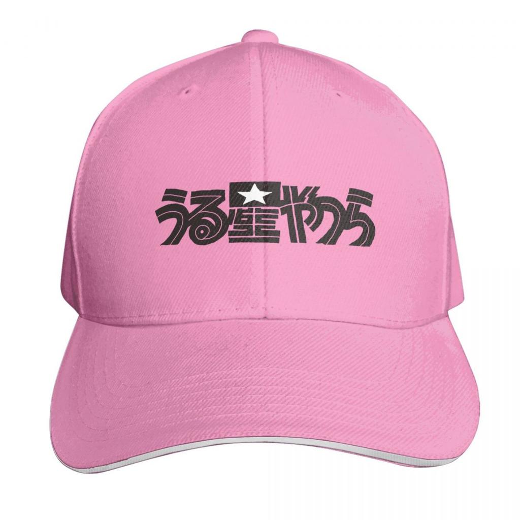 Urusei Yatsura anime cover title typography in black text Baseball Cap Streetwear Rave Golf Wear Unisexs Hats Womens