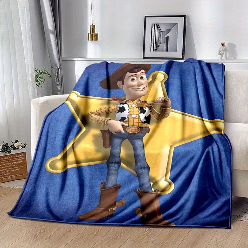 1pc, Toy Story Sheriff Woody Blanket, Officially Licensed Disney Collectible Stuffed Animal, Perfect Gift for Friends