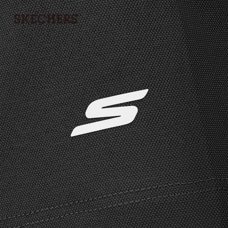 Skechers Men's Quick-Dry Knit Jacquard Polo Shirt