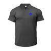 Do The Work  Cotton Summer New Arrival Breathable Homme Printed Turned-collar V-neck Bodybuilding Fitness Workout Loose T-shirt