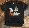Das Pugfather Shirt - Pug Besitzer T-Shirt - Hundeliebhaber - Pug Papa - Pug Vater