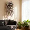 2Pcs Violet Artificial Flowers Vine Hanging Fake Flowers Faux Plants Vines for Home Room Decor Garden Wedding Decoration Flowers