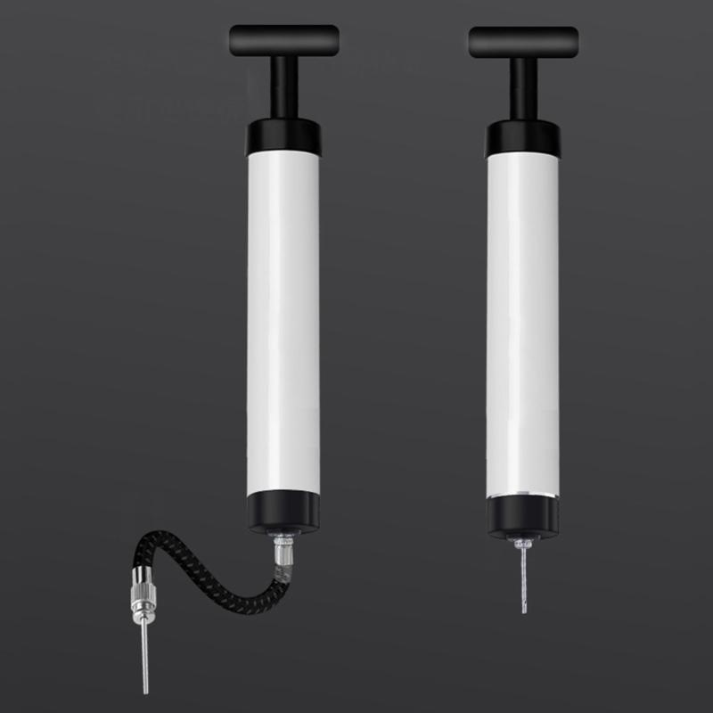 Manual Ball Pumps Portable Air Pumps Inflator Sports Ball Pumps with Needle, Hoses, Nozzle Hand Pumps for Volleyballs