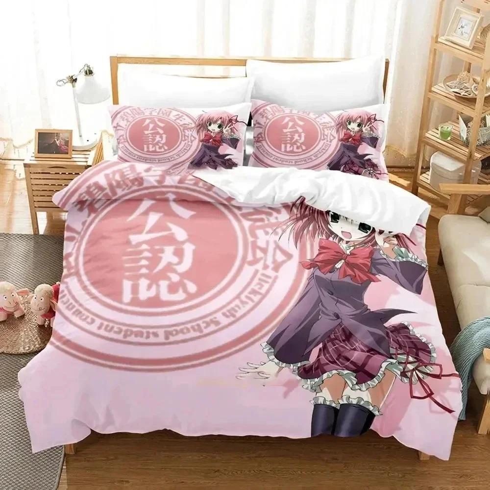 

Anime Student Councils Discretion Bedding Set Bedroom Soft Modern Bedspreads Comefortable Duvet Cover Quilt Cover And Pillowcase EU Single(135*200cm)3pcs