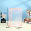 Transparent Plastic Gift Bag with Handle Reusable PP Material Packaging Bag Suitable for Weddings Valentine's Day Birthday Parties Business Occasions