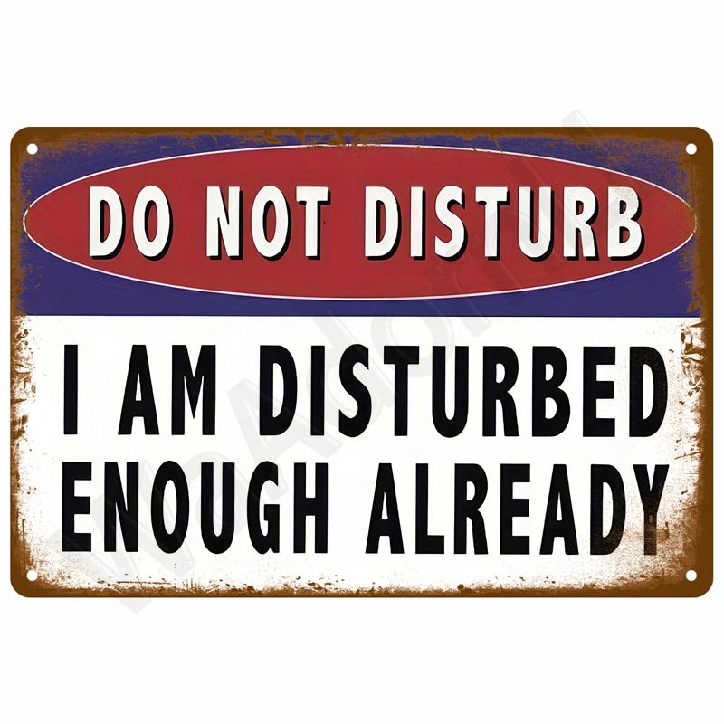 Vintage Metal Plate Tin Sign Plates Bar Retro Metal Sign Wall Art Mural Aesthetic Room Home Decor Items Poster Garage Decorat