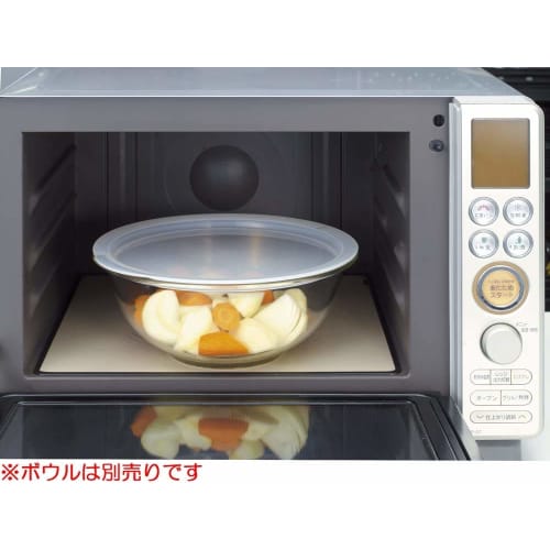 Iwaki KB325F-CL Heat-Resistant Glass Microwave Cover for 2.5L Bowls