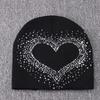 New Autumn/winter Fashionable Knit Hats, Cold-resistant Heart-warming Knit Hats, European and American Pullover Letters Jacquard Beanie
