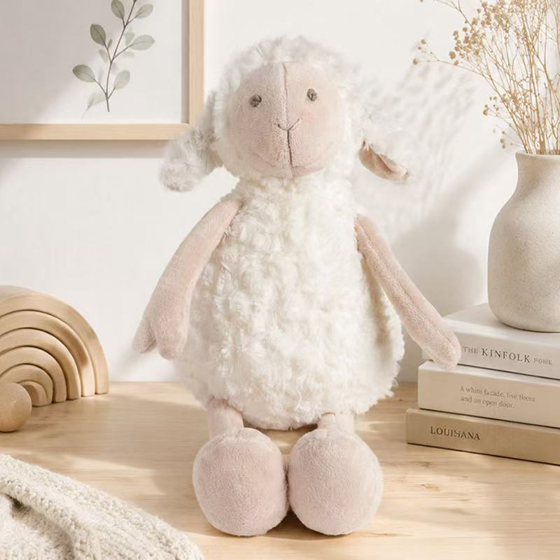 The latest Kawaii series of sheep figurines, plush toys, dolls, cartoon cartoons, cute pillows, children's birthday gift dolls