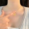 New Chinese Style Safety Lock Necklace Women's National Style China-Chic Light Luxury High Feeling Clavicle Chain