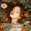 Adult Picture Book Beautiful Women In Bloom for Makeup Practice with Detailed Portraits Coloring Pencil Techniques