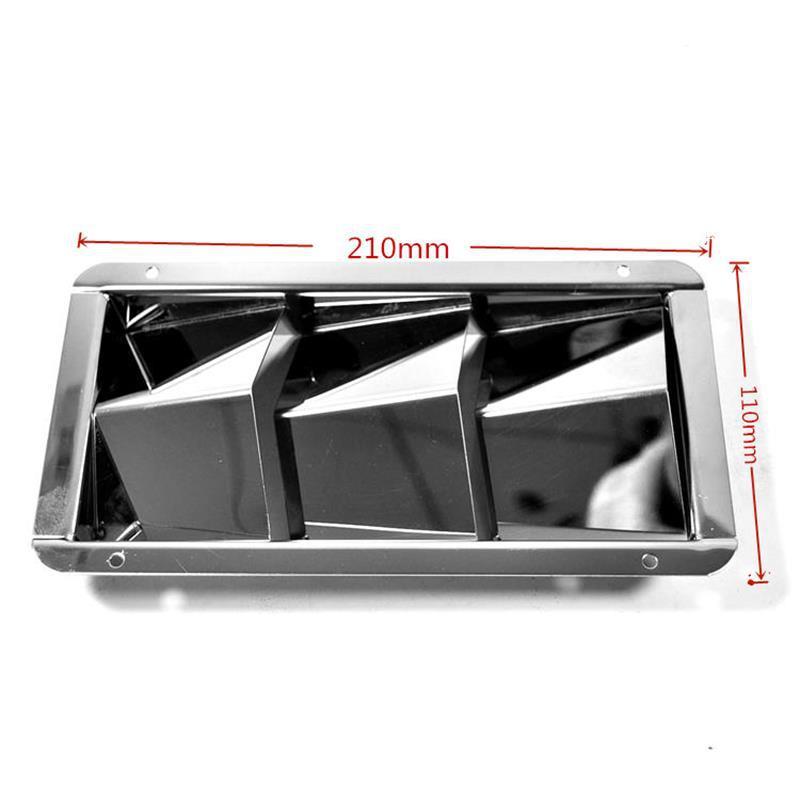 ISURE MARINE Stainless Steel Boat Louver Vent 3/4/5/6/8 Slots Ventilation 3  Slots