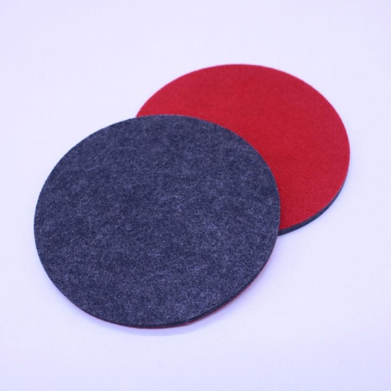Polishing Attachment 5Inch 125mm Felt Polishing Pad With Adhesive Backing For Random Orbital Sanders