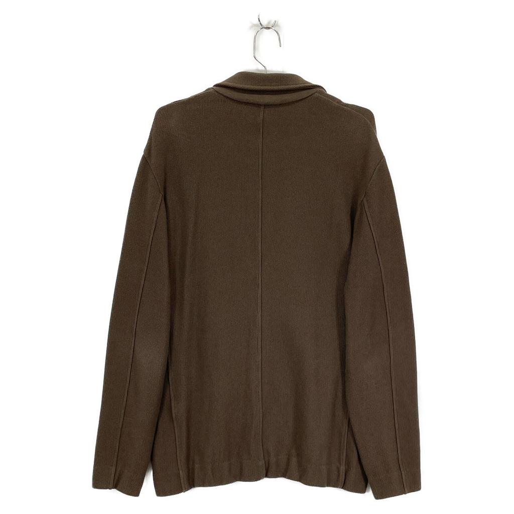 Altea Brown Cotton Knit Jacket Jacket L BrownUsed