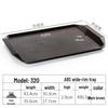 Rectangular ABS Plastic Fast Food Serving Tray