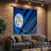 Leicester Football Club Crest Tapestry Playroom Tapestry, Accessories for Bedroom,Livingroom, dormitory Room Wall Decor Fan Birthday Gifts