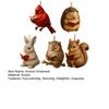 Book Lover Animal Ornament 2D Acrylic Bird/Hedgedog/Rabbit/Owl/Squirrel Reading Ornament Woodland Reader