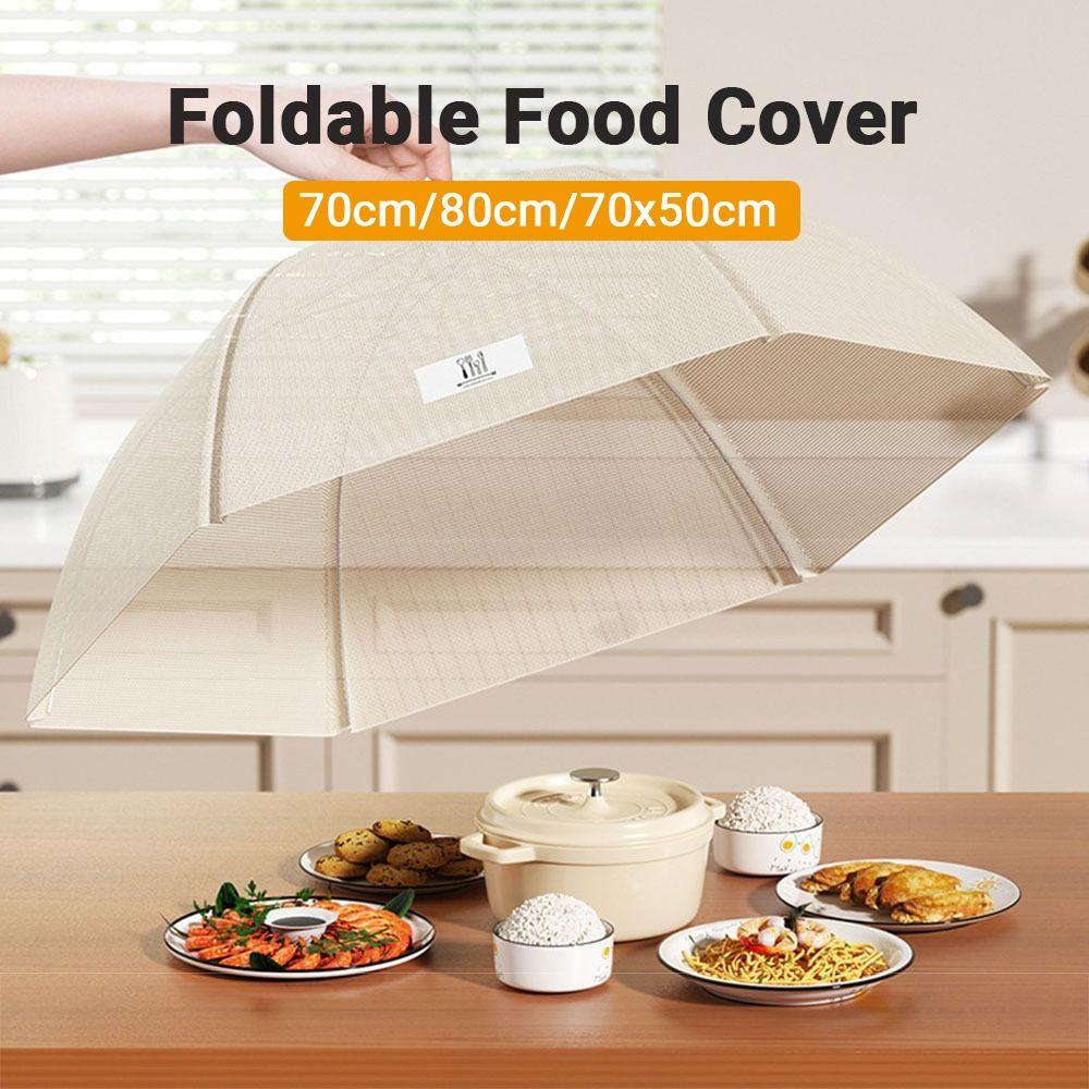 Breathable Mesh Dish Cover Washable Anti-fly Umbrella Tent High-quality Vegetable Umbrella Party