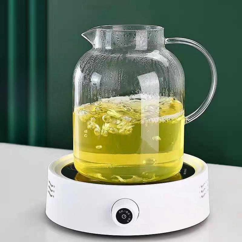 

Простая термостойкая бутылка для прохладной воды с высокой термостойкостью и крышкой, бытовая, для гостиной, большой вместимости, прозрачная бутылка для прохладной воды 1800 ml