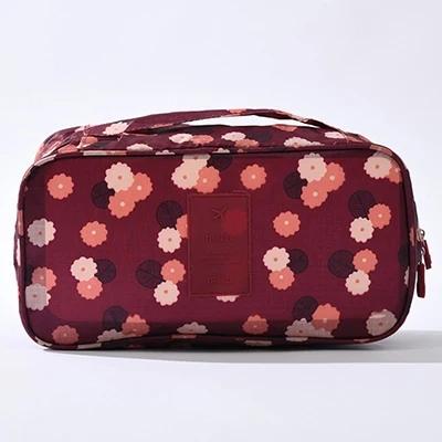 Women's Waterproof Travel Underwear Storage Bag Portable Clothing Pants Bra Organizer Socks Packing Cube Female Girl's Bra Bag