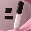 Hair Comb Cordless Straightening Brush with 30s Fast Heat Frizz-Free Smooth Styling USB-C Rechargeable Ceramic Teeth Hair Brush