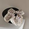 Lace Lace Square Small Floral Hair Band Year Versatile Low Ponytail Tied Hair Headband Large Intestine Ring