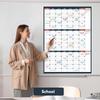 Dry Erase Calendar for Wall - Undated 3 Month Wall Calendar, 28" x 40"(Vertical), Large Wall Calendar Dry Erase for Office, Home, School