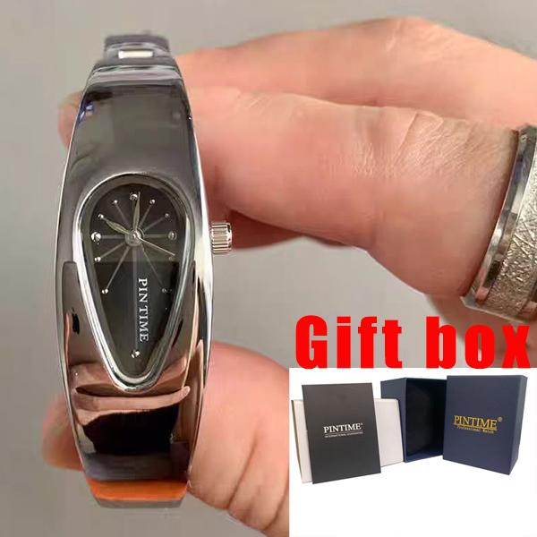 Y2K Armbanduhr in Tropfenform Armbanduhr Damen Paar Leichter Luxus Älteres Gefühl Antiker Stil Geschenk Damen Quarz-Armbanduhr