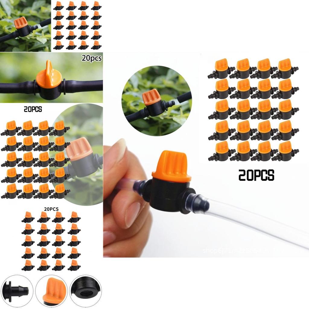 Mini Valve For 4/7 Micro Tube Easy Connection Orange Color Plastic Material