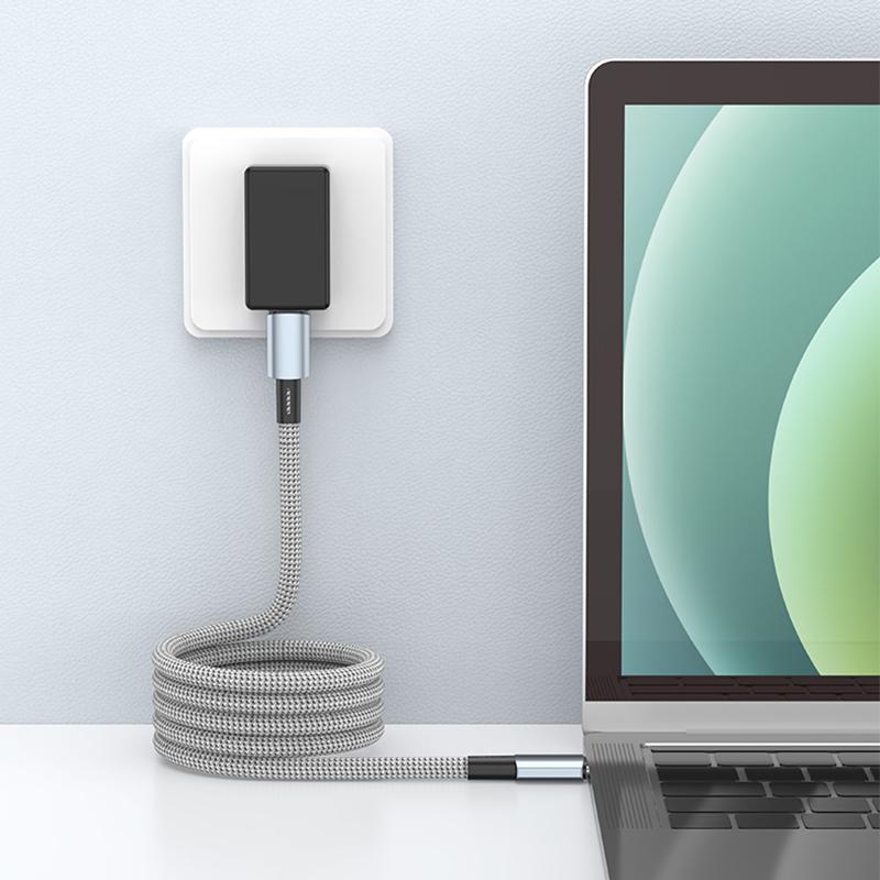 0.3m 12W USB-A To 8Pin Magnetic Charging Cable Mobile Phone 480Mbps Data Cable