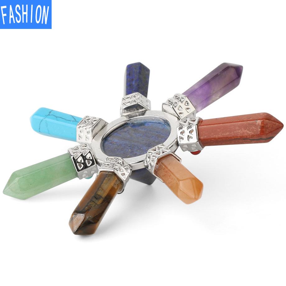 Biżuteria wahadło duszy stożek czakry obsydianowy wisiorek generator jogi uniwersalny naszyjnik dla mężczyzn i kobiet