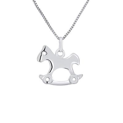 Children's Pendant - LÉA &; ARTHUR - Rocking Horse - 925 Silver - Unisex - Hypoallergenic