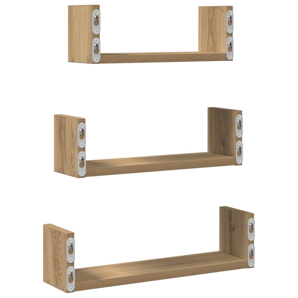 3 Wandregale für den Flur, dekorative Regale für das Wohnzimmer, Wandregale für das Badezimmer, vielseitige Ausstellungsregale, 40 x 10 x 10,5 cm