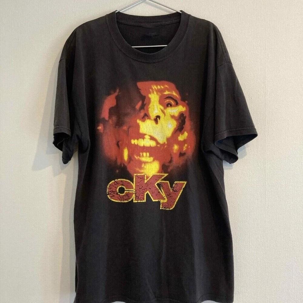CKY Band Album Concert Tour Gift Black Shirt Cotton Unisex Tee BT1498 Unisex T-Shirt XXXL