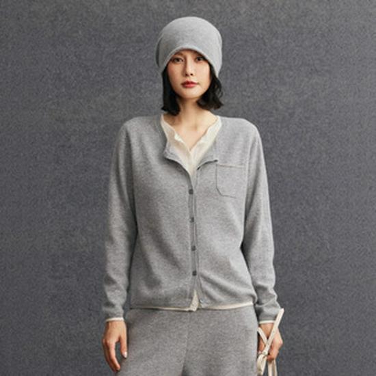 Men's Thickened Cashmere Sweater, 7-Gauge Knit, Round Neck, Plain, Autumn-Winter Base Layer.
