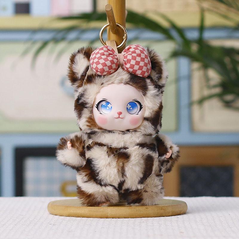 Cute Bunny Plush Keychain With Colorful Design For Kids And Teens