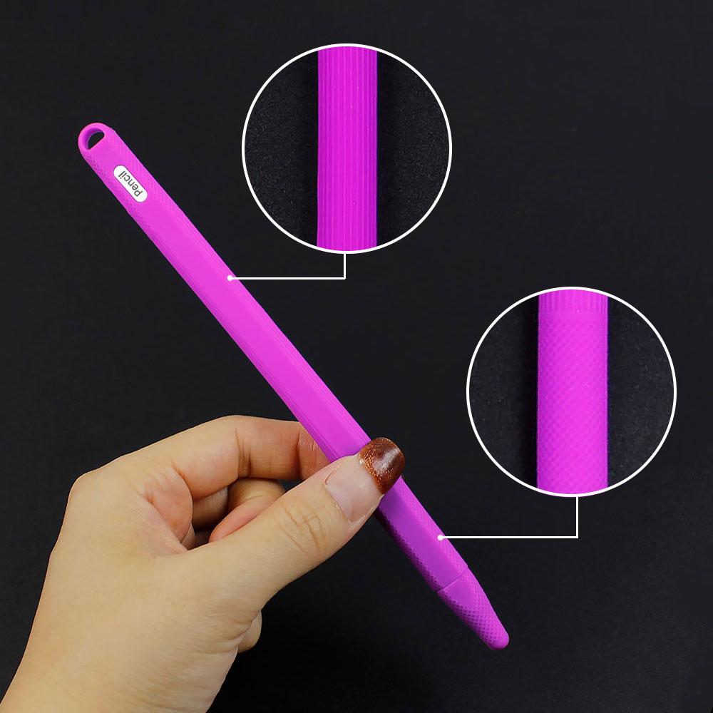 Silikon Welt Silikon Stifteetui Touchscreen Stifteetui für Apple Pencil 2. Gen Silikon Schutzhalter Abdeckung Kratzfeste Hülle
