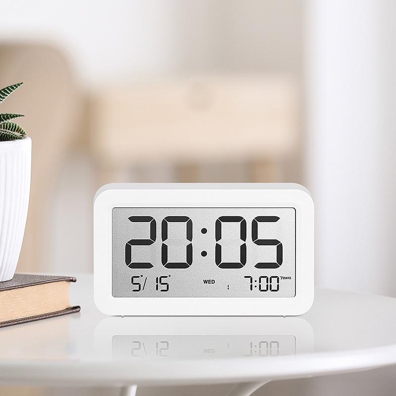 Compact Digital Alarm Clock: Multifunctional Mini Electronic Clock for Bedside or Desk, Ideal for Students (Model Q118)