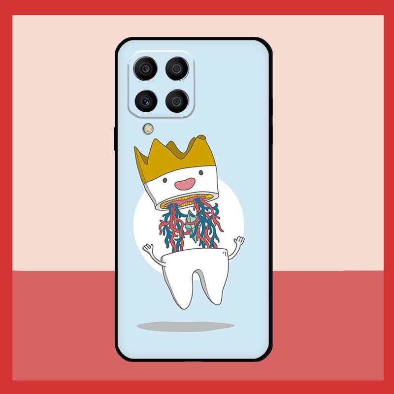 Dentist Dental Teeth Tooth Doctor Case For Samsung Galaxy M12 M52 M06 M16 M36 M56 M33 M15 M55 M31 M13 M14 M53 M32 M35 M34 M54