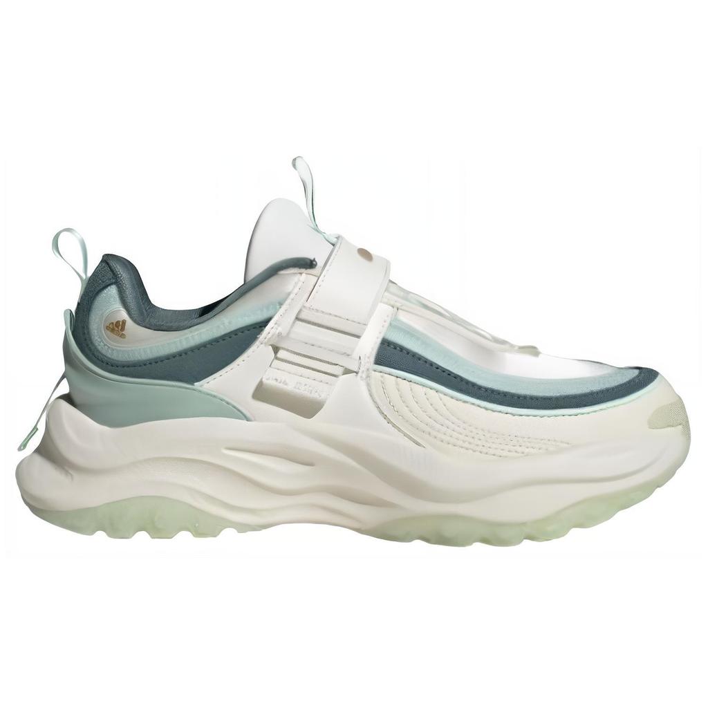 New Adidas Maxxwavy Shock Absorbers Slip Resistant Abrasion Resistant Low top Chunky Sneakers Unisex White Green ID3679