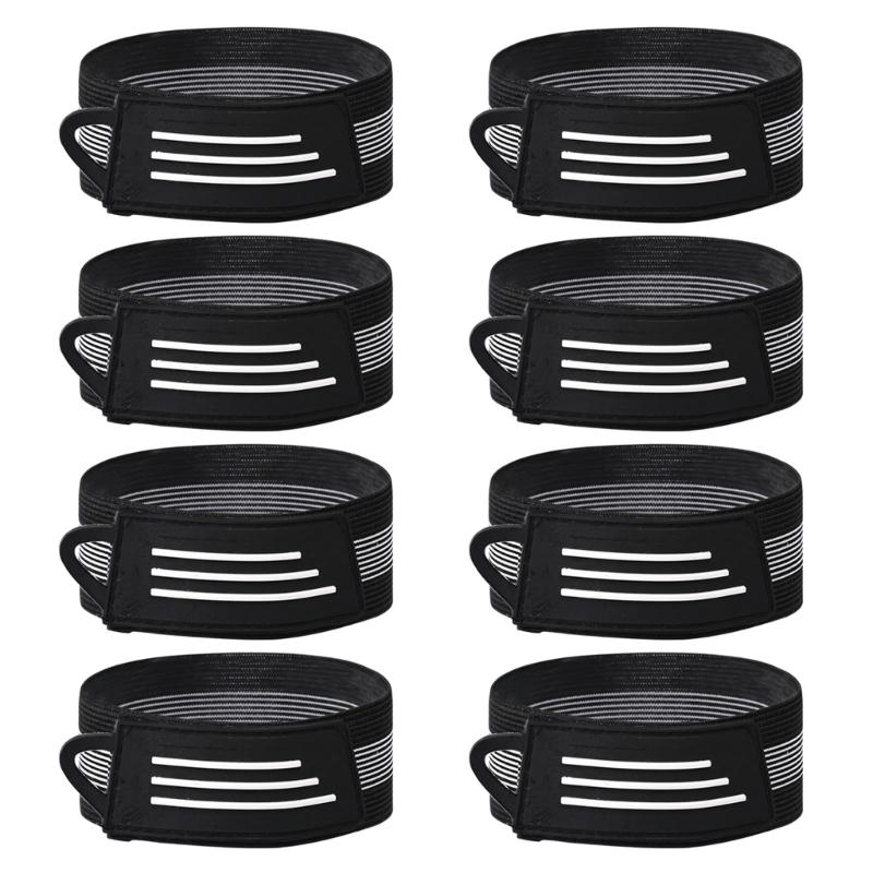 

8pcs Bicycles Ankle Leg Strap Pant Bands Clip Strap Wrist Ankle Bind Bands Adjustable Arms Band Cycling Trouser Strap 1