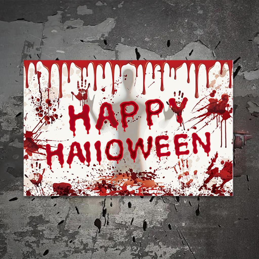 Halloween Photography Backdrop Banner, Backdrop, Studio Background Cloth for Holiday,