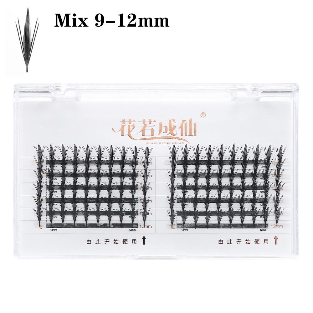 Tower Top False Eyelashes 12 Rows Premade Fan Lashes Natural Eyelashes Extensions  Women