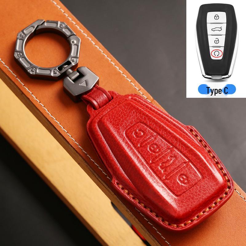 Geely Key Case for New Xingrui, Emgrand GS, Bin Yue, Xing Yue, Boyue Pro, Binrui, Icon, Vision - Male Shell Buckle
