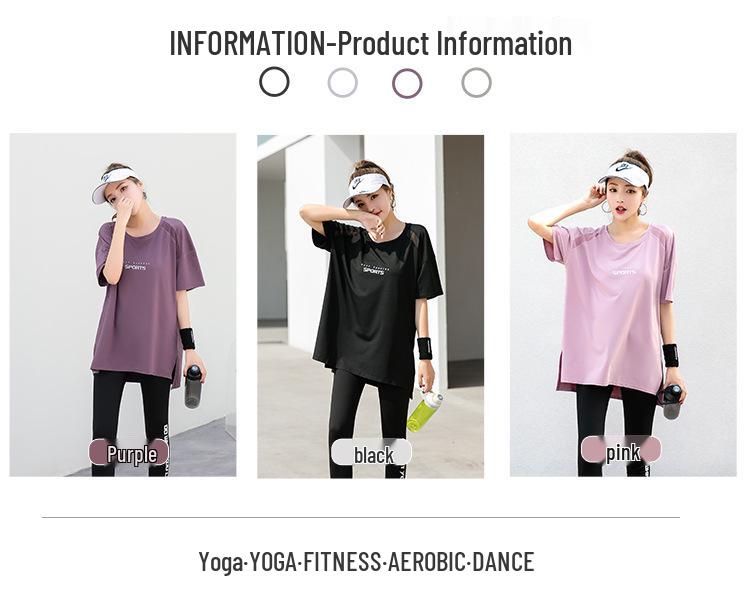 Plus Size Women's Breathable Yoga Fitness Suit - Summer Gym & Running, Slimming & Tummy Control