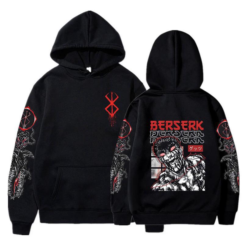 Stylish Anime Graphic Hoodies for Men Hoodies
