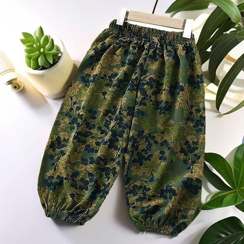 Sommer Eis Seide Mückendichte Hose für Kinder Locker und dünn geschnitten für Jungen Lässig und vielseitig für Babys