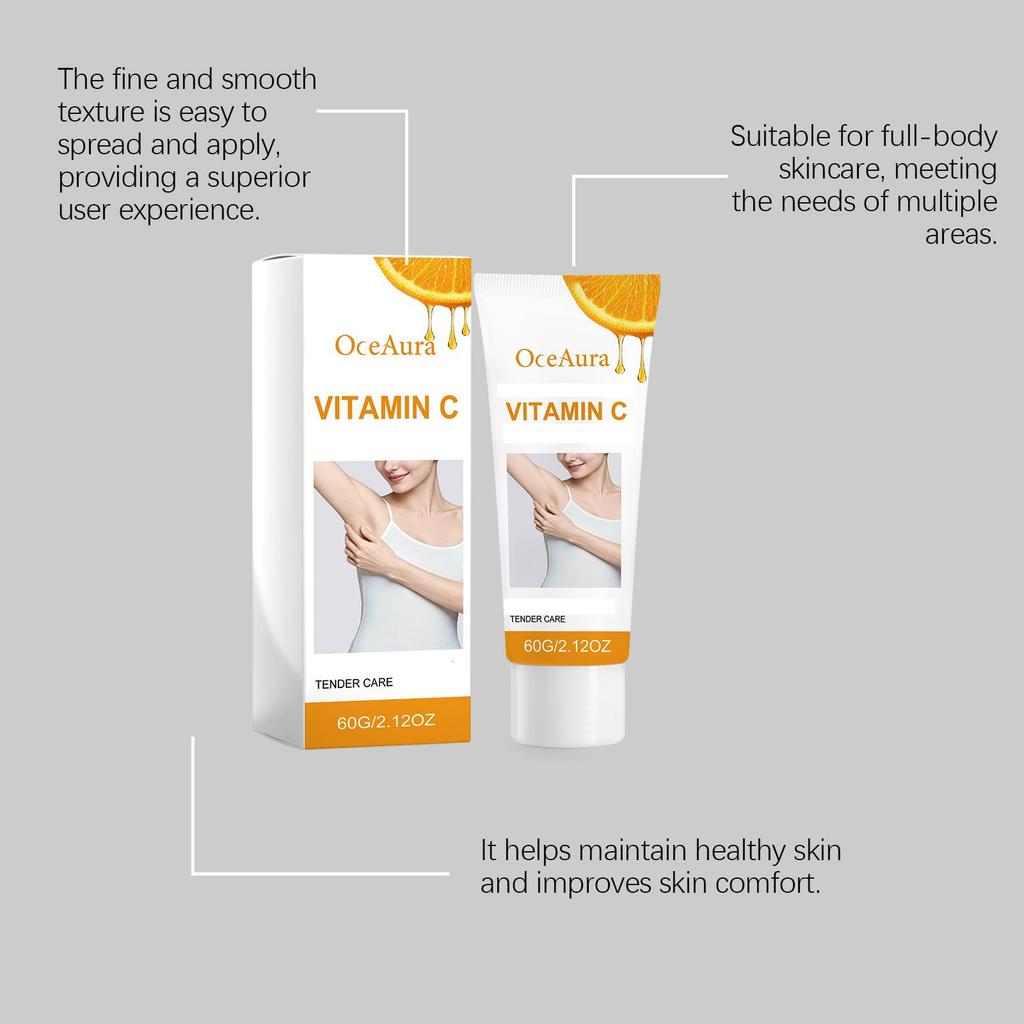 OceAura Body Softening Moisturizing Cream Is Gentle, Skin-friendly and Light Texture, Daily Basic Skin Care Products for Many Parts of the Body 60g